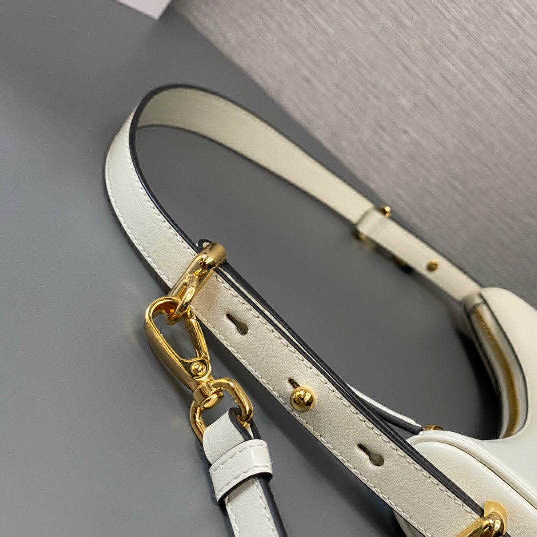 Prada Arque Small Leather Shoulder Bag
