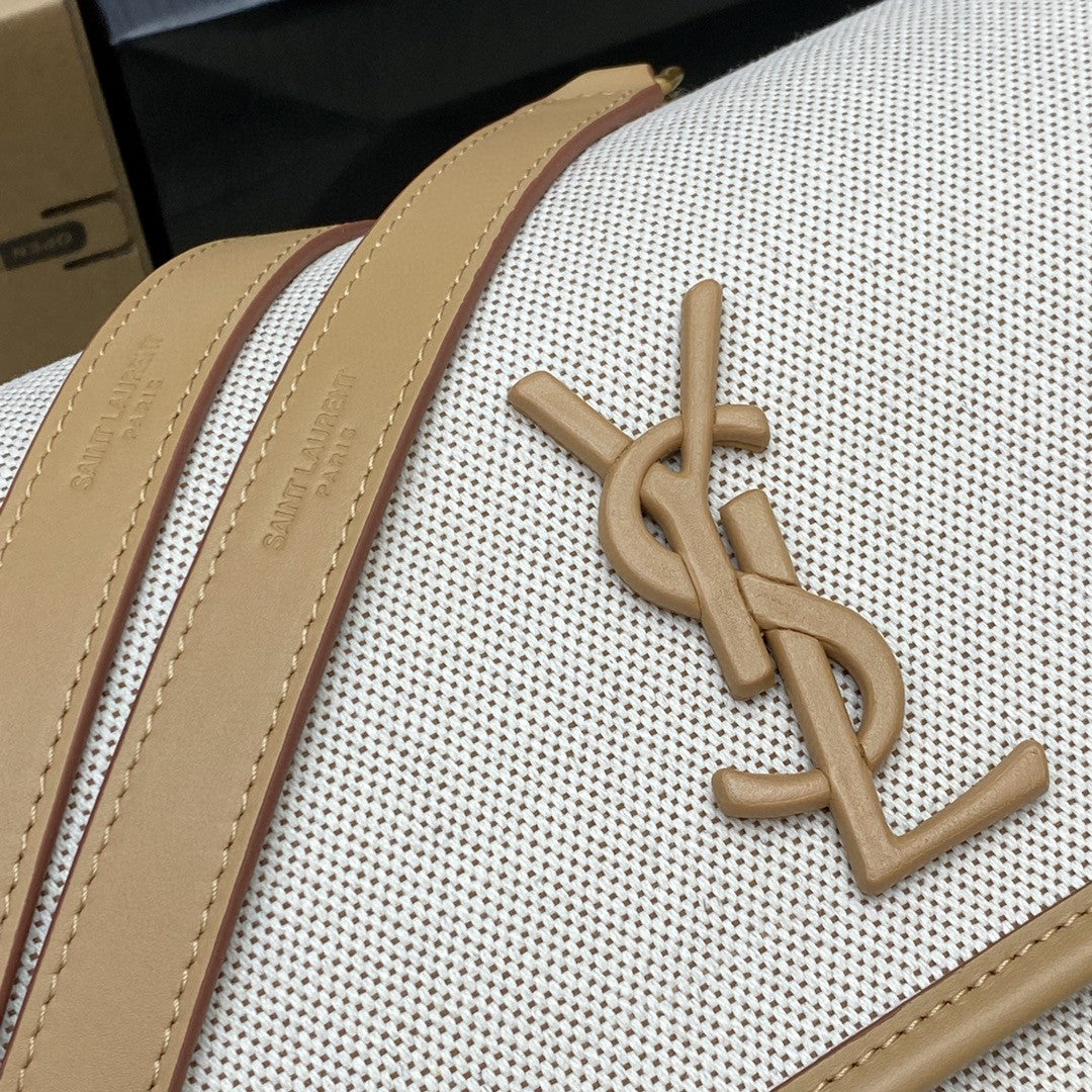 Yves Saint Laurent YSL Niki Bag Natural Canvas