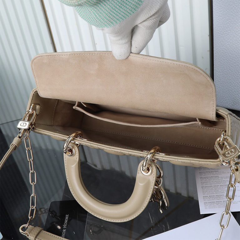 Dior Medium Beige Lady D-Joy Bag