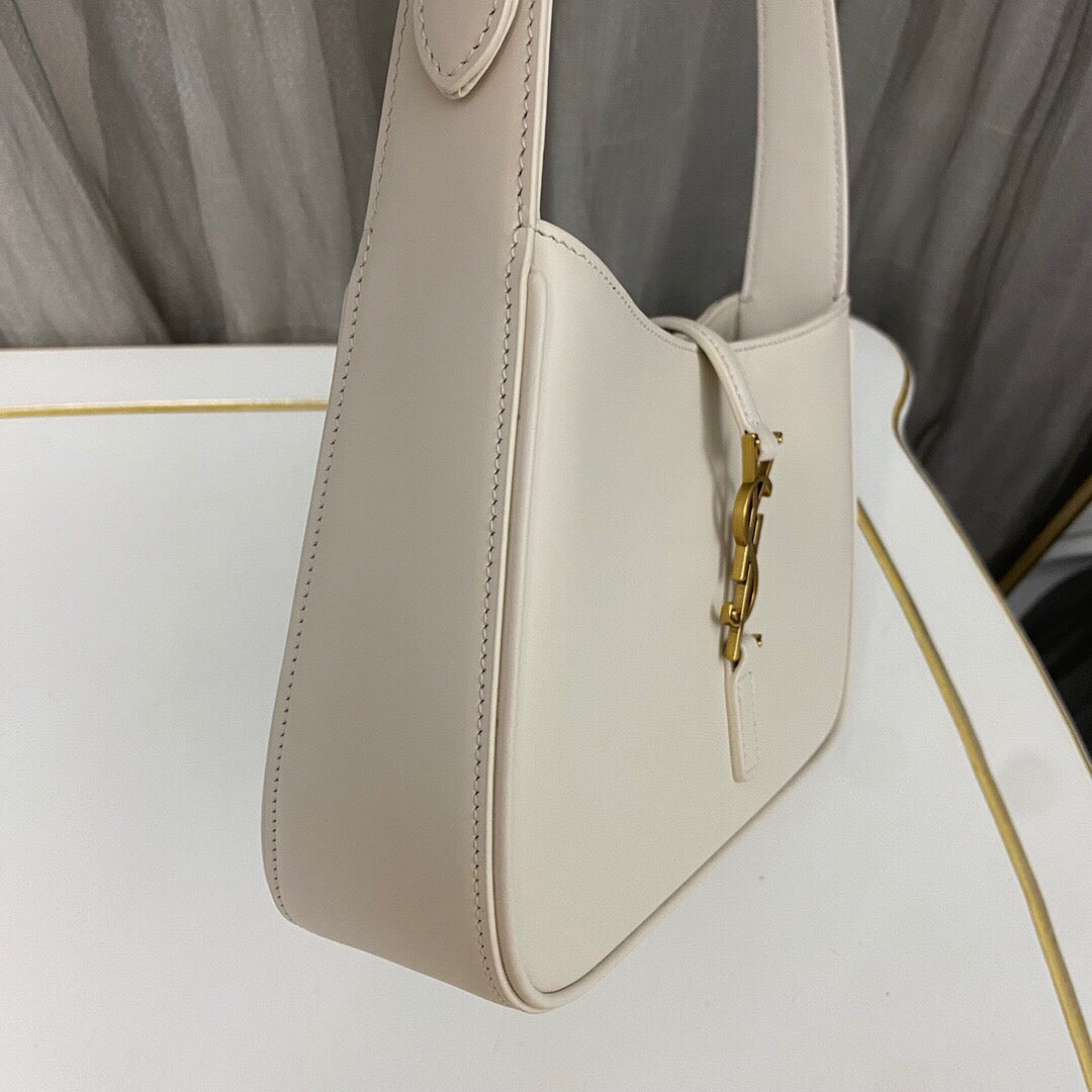 Saint Laurent  le 5 a 7 mini hobo bag – White