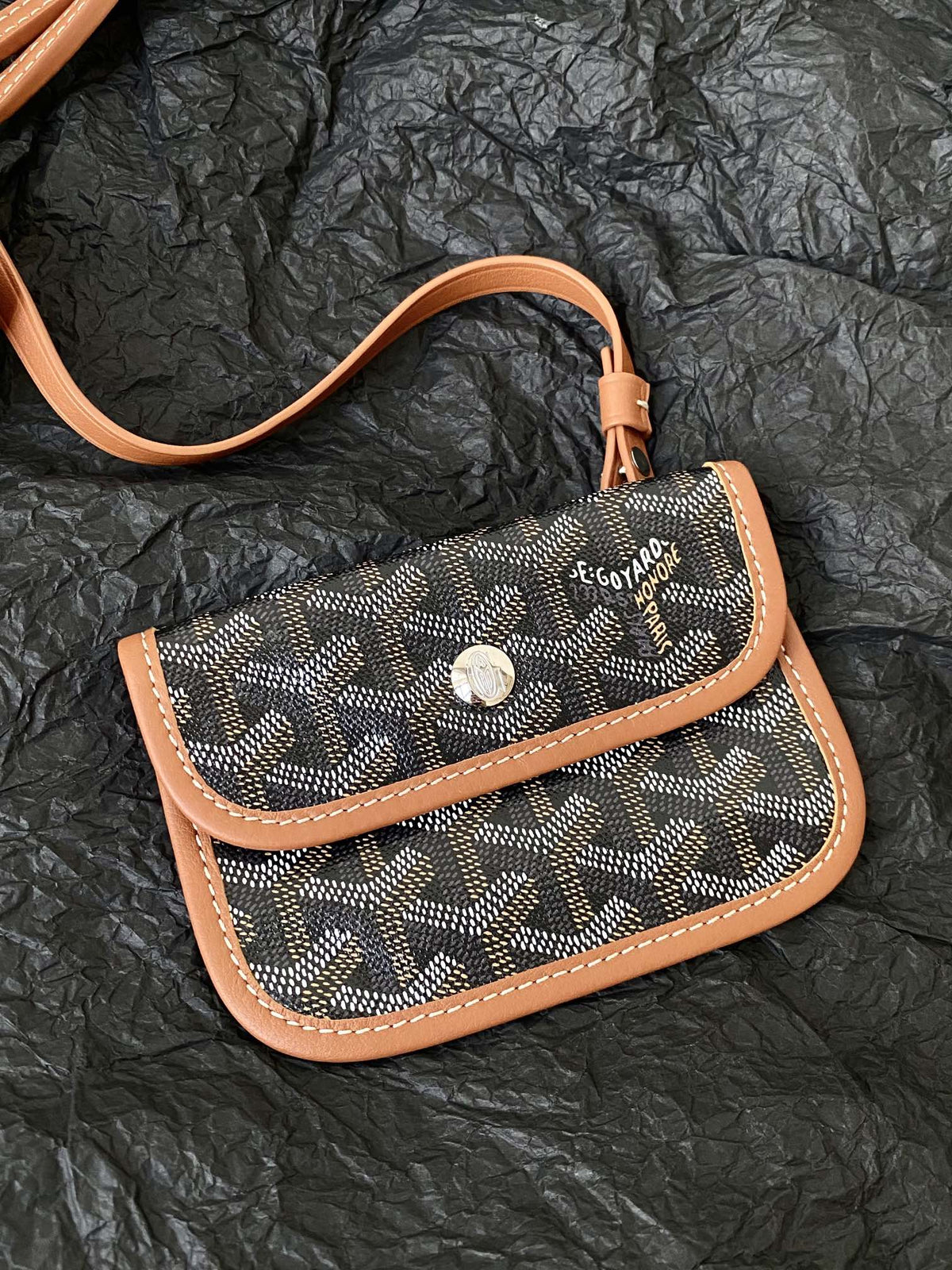 GOYARD Goyardine Artois PM Black Gold 1659542