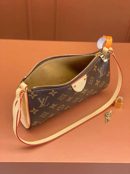 Louis Vuitton Pochette Tirette bag in monogram coated canvas