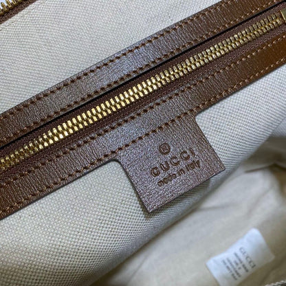Gucci GG Supreme Canvas Horsebit 1955 Small Top Handle Bag