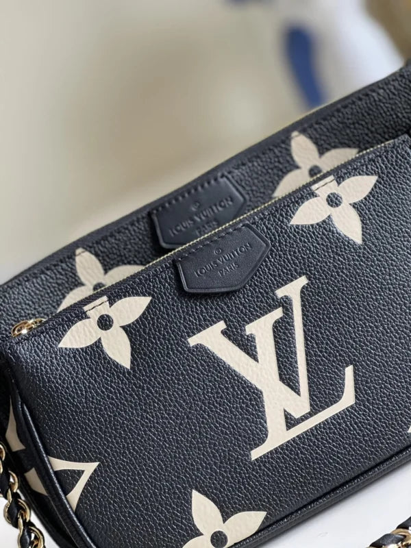 Louis Vuitton Bicolor Monogram Empreinte Multi Pochette