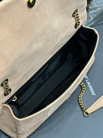 YSL Jamie Medium Shoulder Bag in Beige