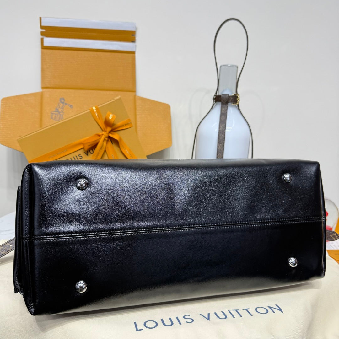 LV CarryAll Travel Bag in Black