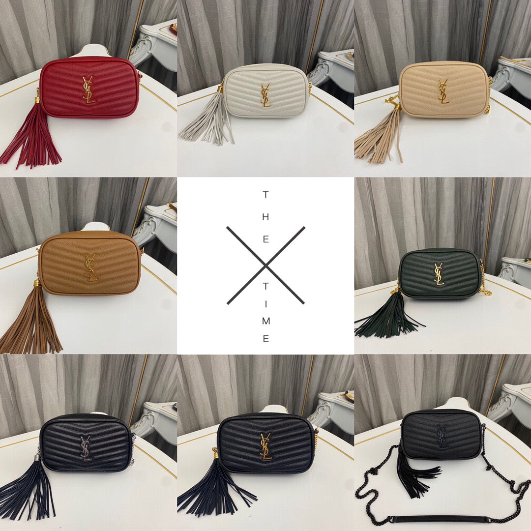Saint Laurent Lou Mini Bag With Tassel David Jones