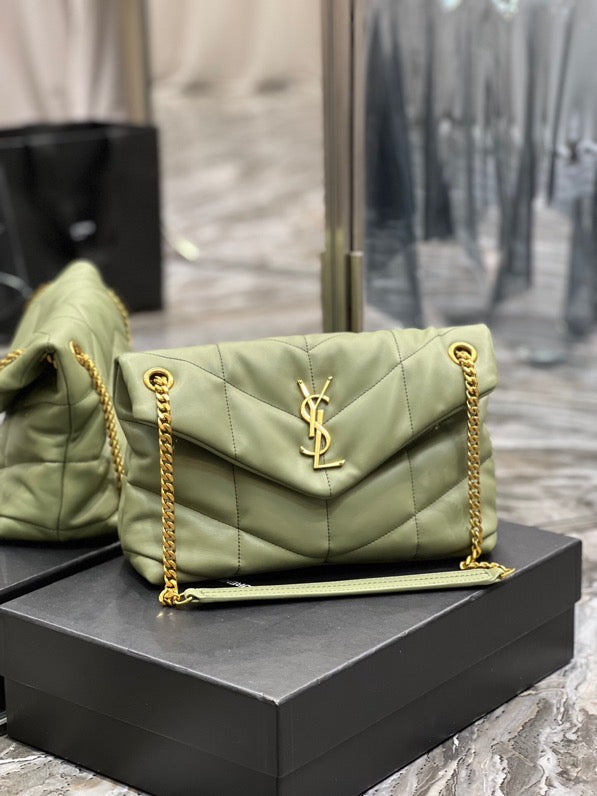 Saint Laurent  loulou puffer toy quilted leather shoulder bag