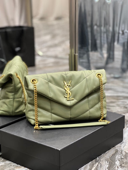 Saint Laurent  loulou puffer toy quilted leather shoulder bag