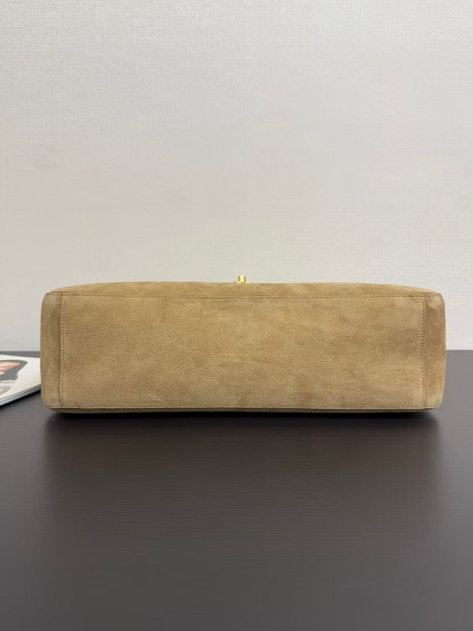 Chanel Suede Souplissimo Maxi Flap large