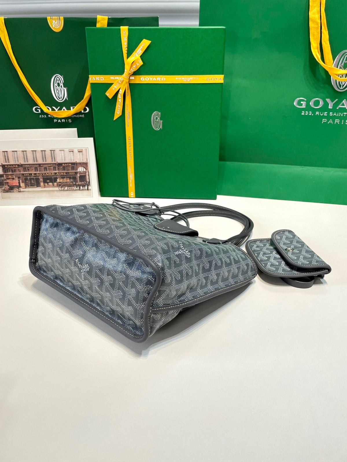Goyard Anjou Mini in Gray