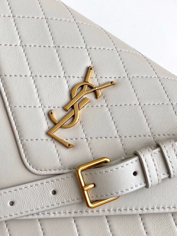 Saint Laurent Quilted Lambskin Gaby Mini Shoulder Bag