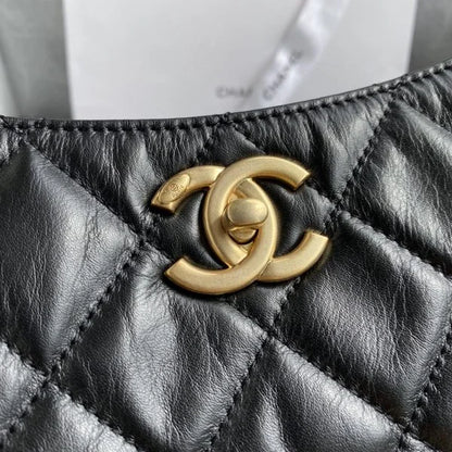 Chanel Leather Shoulder Bag – Shopping Tote Bag