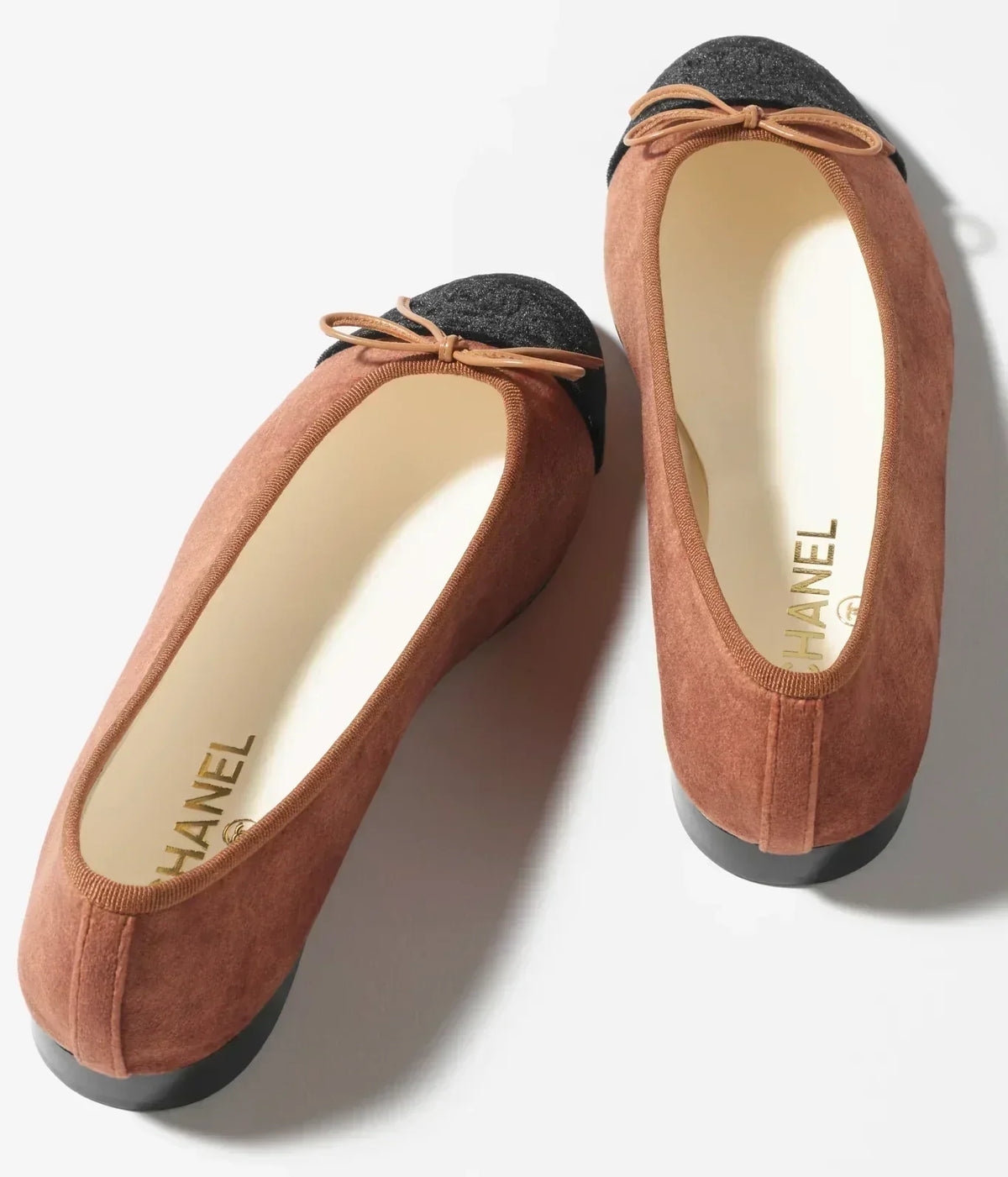 ballet flats Brown Black Velvet