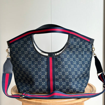 Gucci Giglio Tote Blue Top quality 1:1 Replica