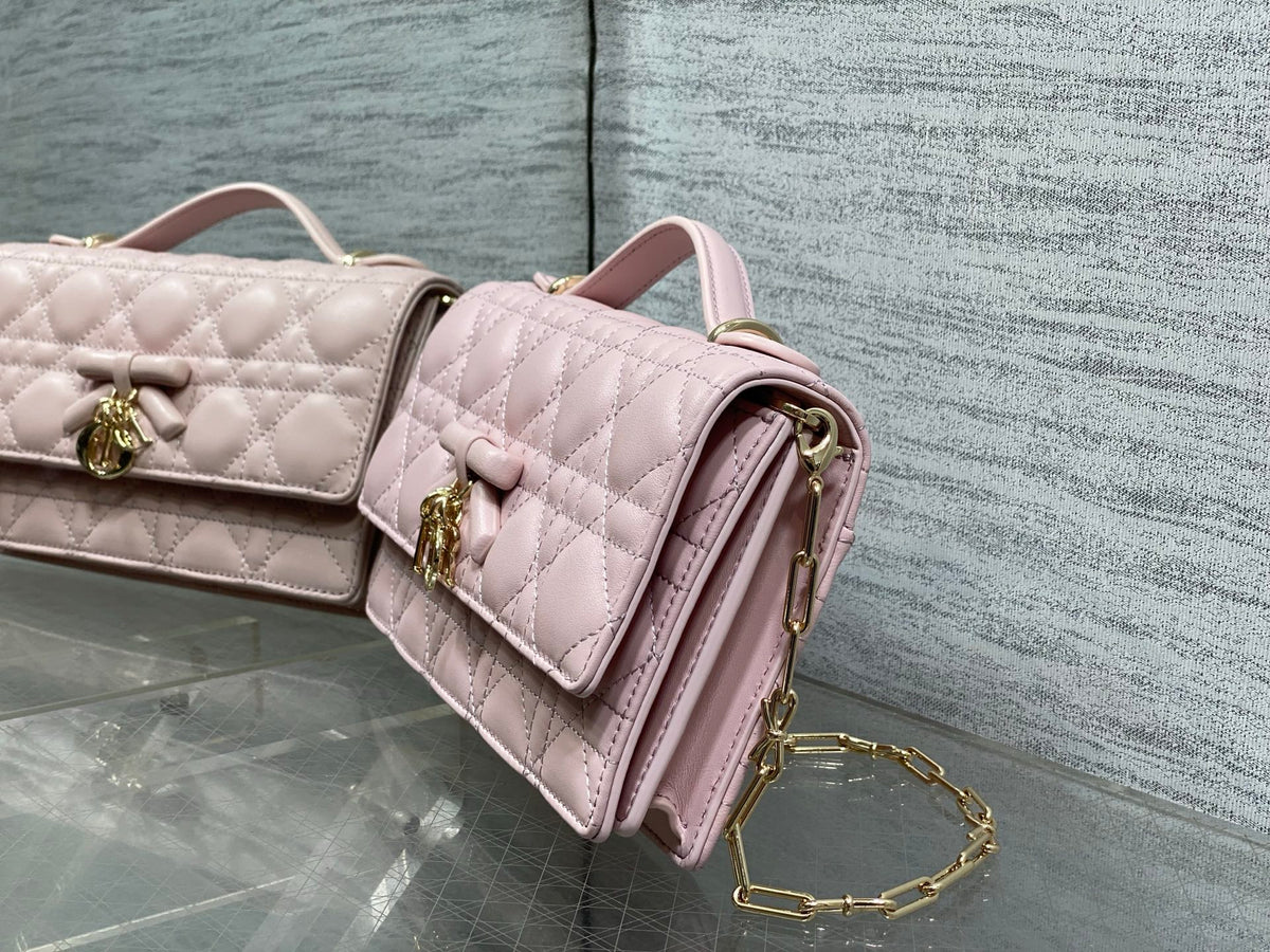 Dior My Dior Bag in Pink Cannage lambskin