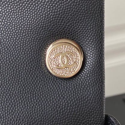 Chanel Mini Duma Backpack Lock Gold 21.5×19.5x12cm