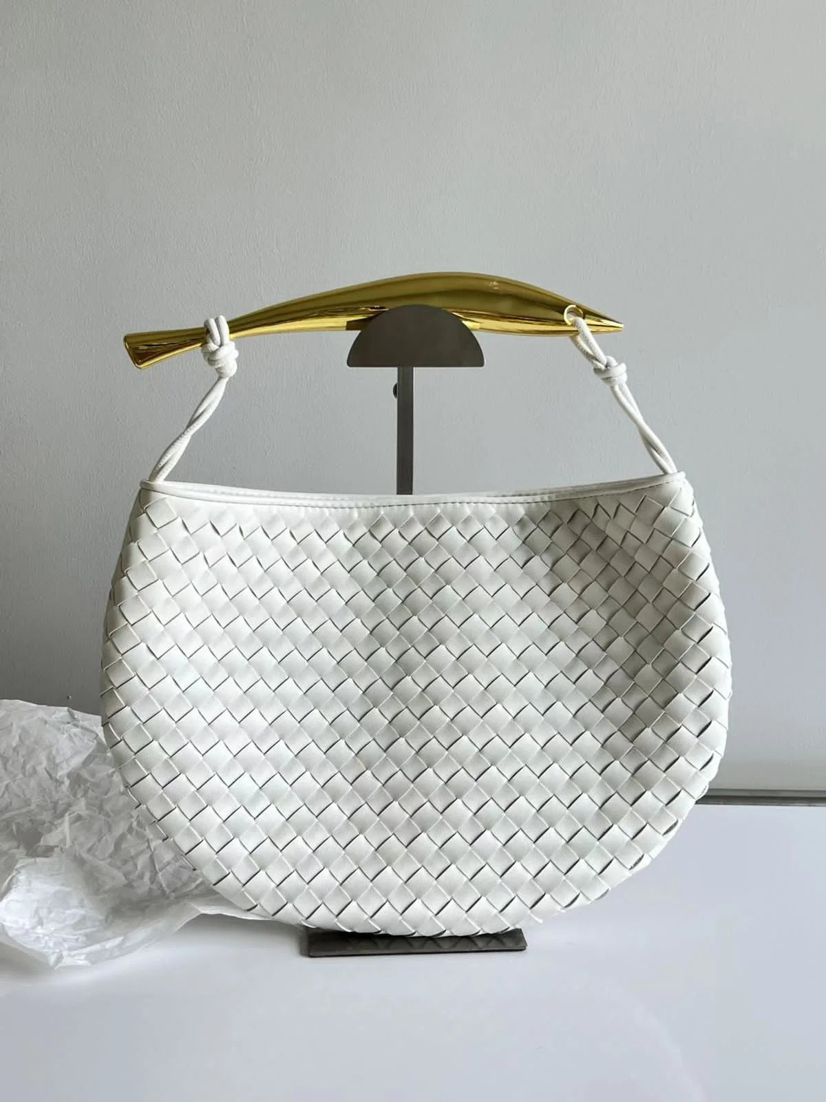 Bottega Veneta Drew Metallic Mini Bag