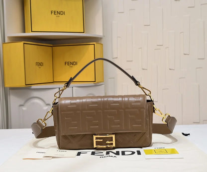 Fendi Baguette Canvas Bag