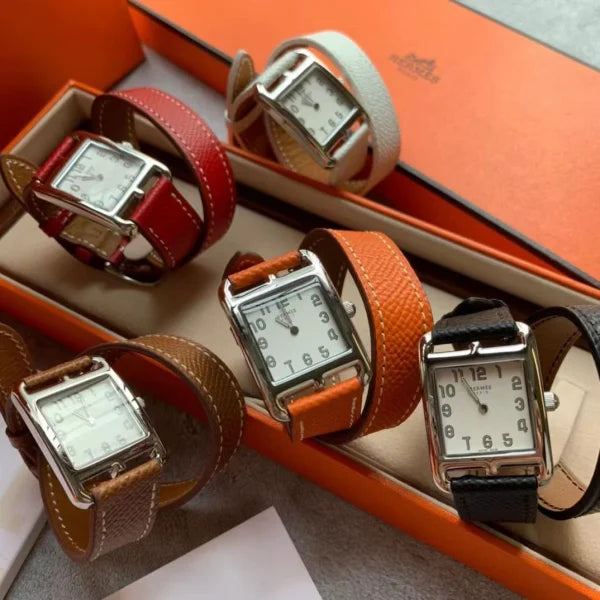 Hermes Heure H Mother-Of-Pearl Diamond Dial Stainless Steel Women’s Watch