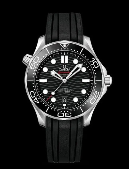 Omega Black Yellow Gold And Stainless Steel Seamaster Chronometer Men’s Watch