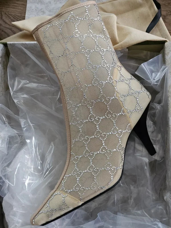 Gucci Women’s GG Mid-Heel Boot