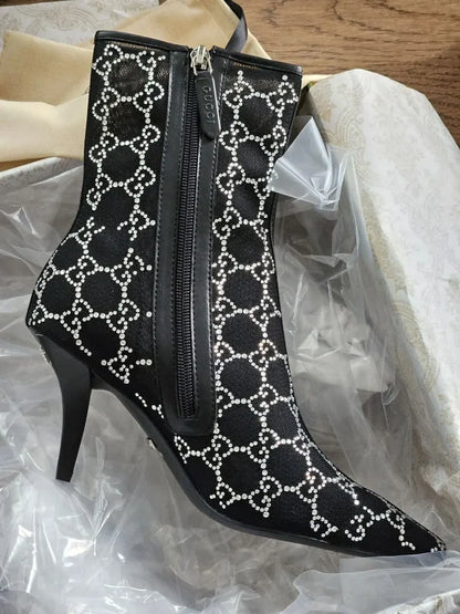 Gucci Women’s GG Mid-Heel Boot