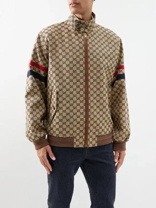 Gucci Short Stripes Monogram Wool Street Style Jackets