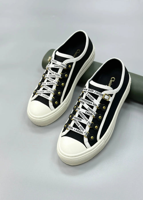 Christian Dior Canvas Low Top Sneakers