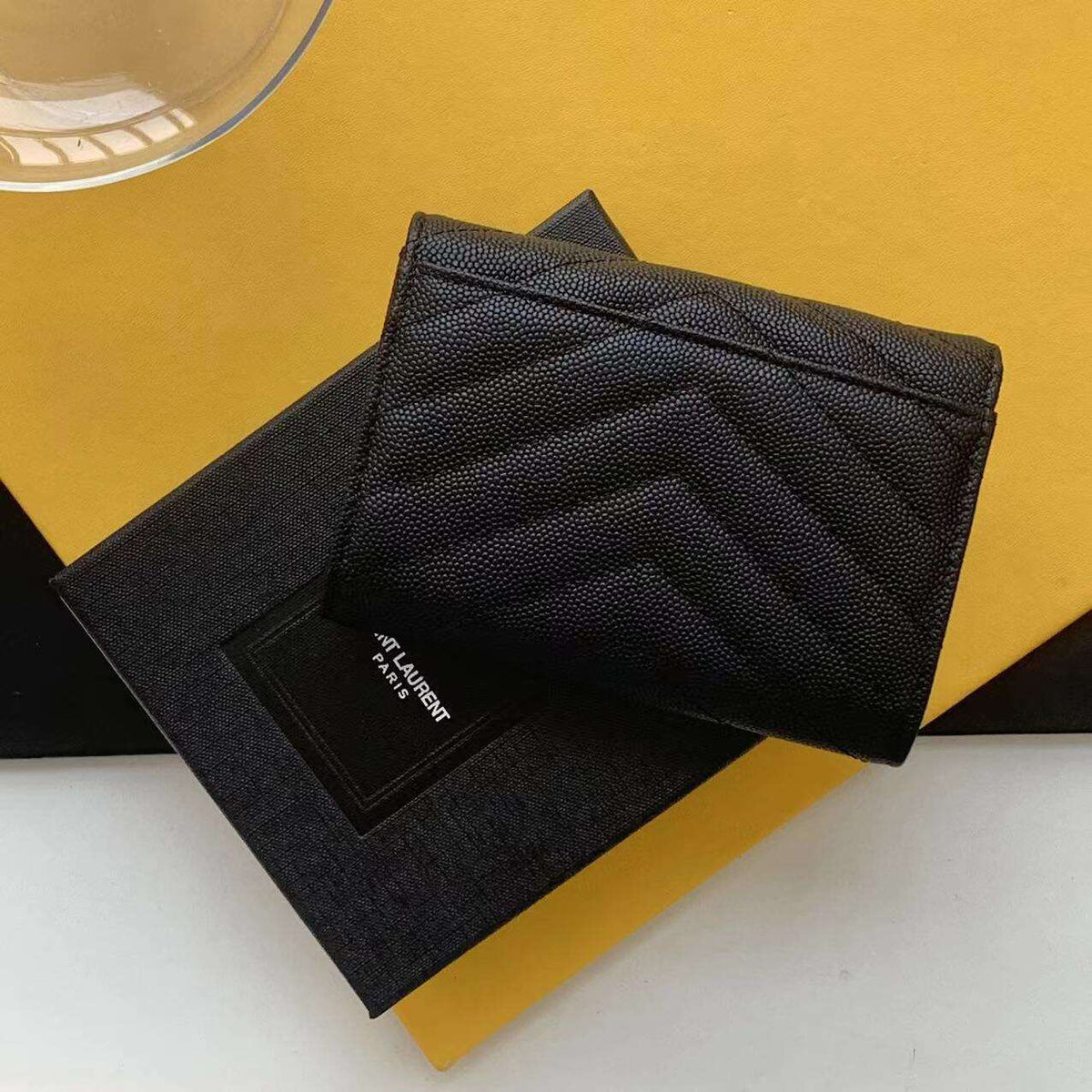 Ysl wallet with Sliver hardware