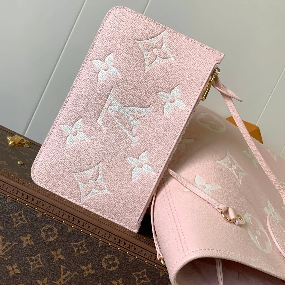 LV Neverfull pink 32