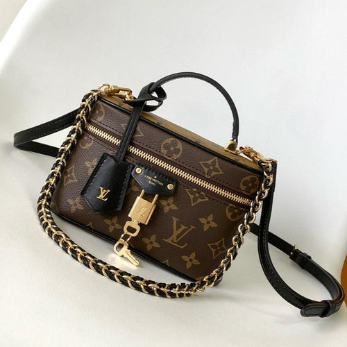 VANITY CHAIN POUCH 19 MONOGRAM REVERSE CANVAS