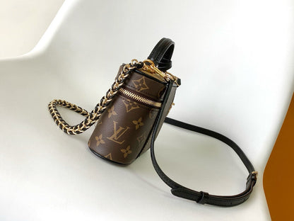 VANITY CHAIN POUCH 19 MONOGRAM REVERSE CANVAS