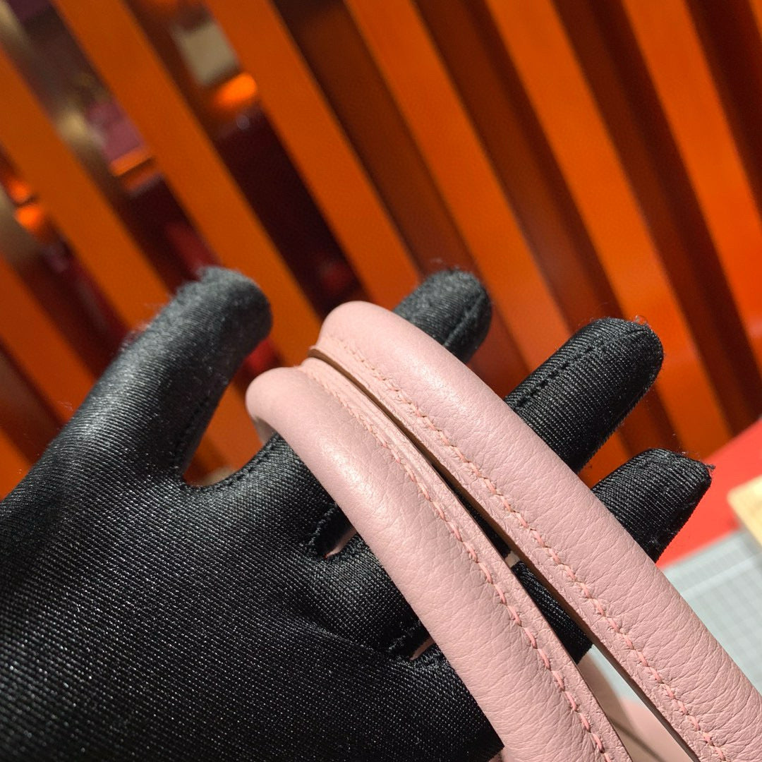 HN 30CM LIGHT PINK TOGO LEATHER GOLD HARDWARE