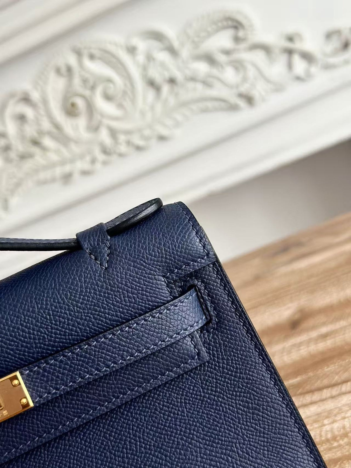 HN MINI POCHETTE 22 IN NAVY BLUE