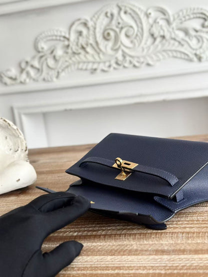 HN MINI POCHETTE 22 IN NAVY BLUE