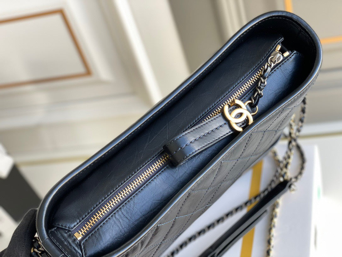Chanel Gabrielle Small Hobo Bag Handbag Soft Leather 28cm