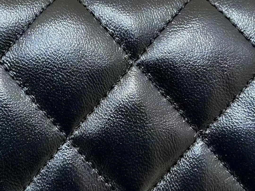 Chanel Mini Rectangular Flap With Top Handle Black 20cm