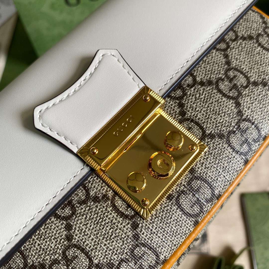 Gucci Clutch Women’s Crossbody Bag with High Quality Monogram Pattern 19x10cm