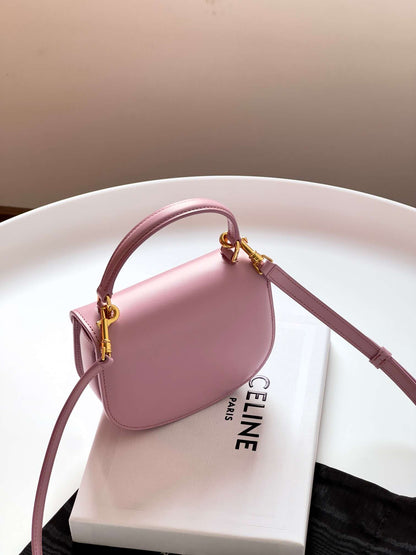 Celine Mini Handle Crossbody Pink 15.5x11cm