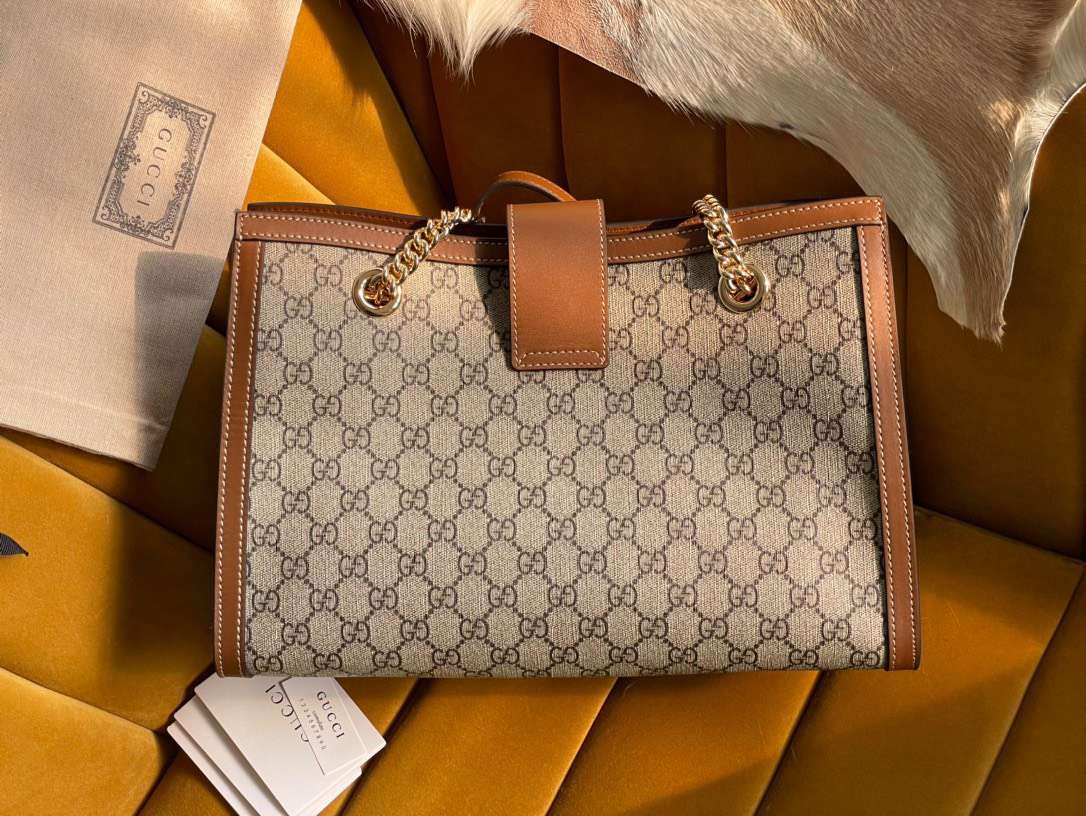 Gucci Padlock Bag with Logo Pattern Gucci Replica 11 High Quality 35x23x14cm
