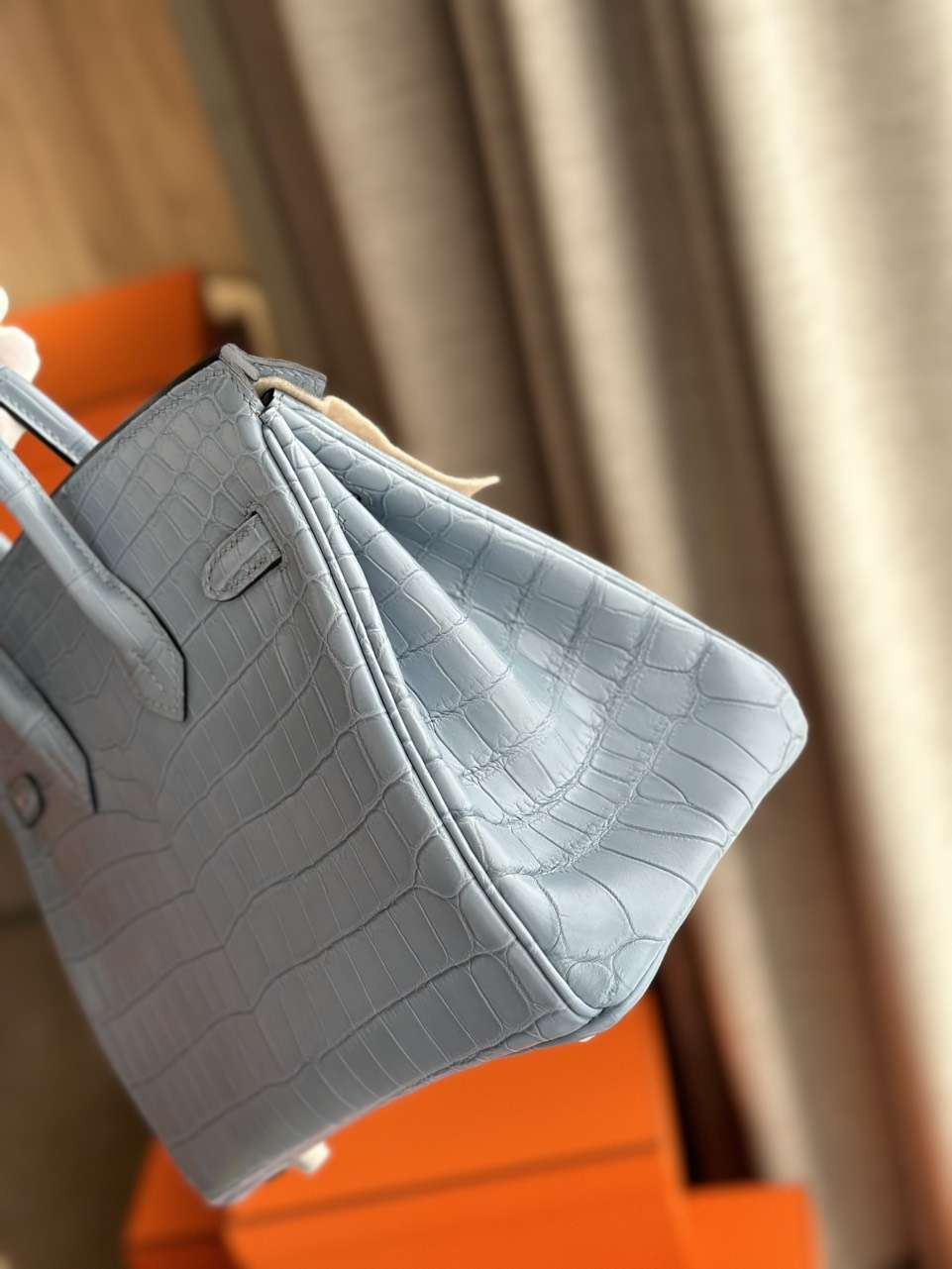 HN Like Auth Hand Sewing Imported Leather Handbags 25cm