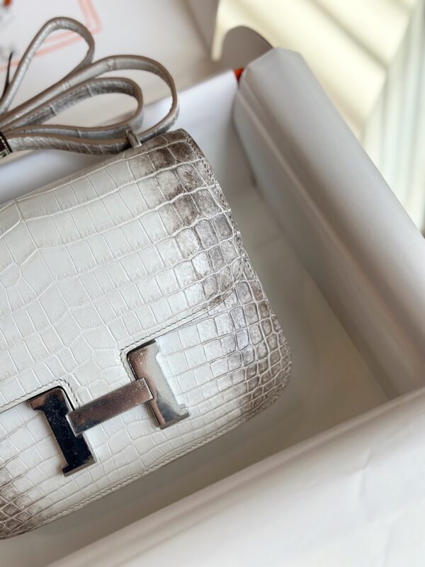 HN 19 Himalaya Genuine Crocodile Leather Palladium Hardware