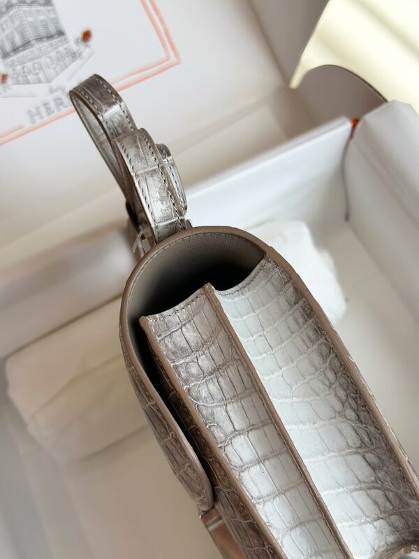 HN 19 Himalaya Genuine Crocodile Leather Palladium Hardware