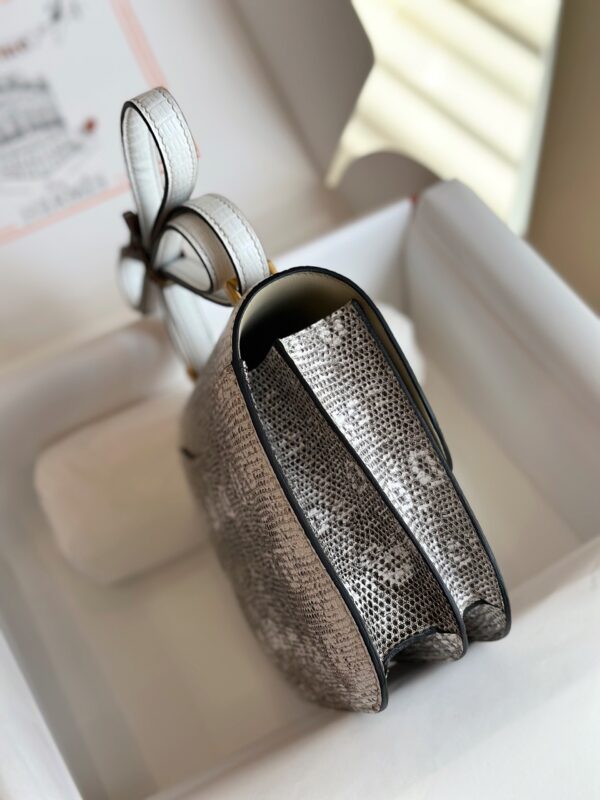HN 19 Omber Genuine Lizard Leather  Palladium Hardware