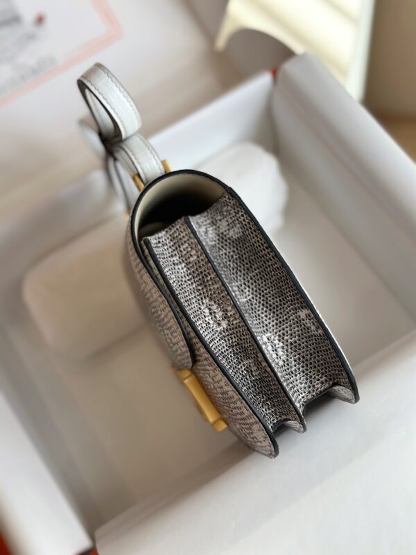 HN 19 Omber Genuine Lizard Leather  Palladium Hardware