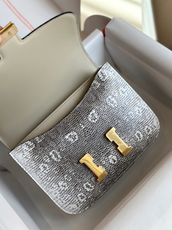 HN 19 Omber Genuine Lizard Leather  Palladium Hardware