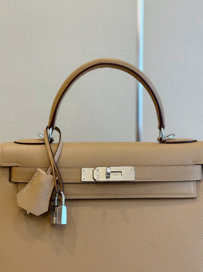 HN 28 Epsom Brown Palladium Hardware