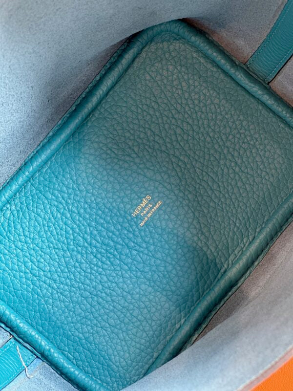 HN 18 Blue Togo Leather Gold Hardware