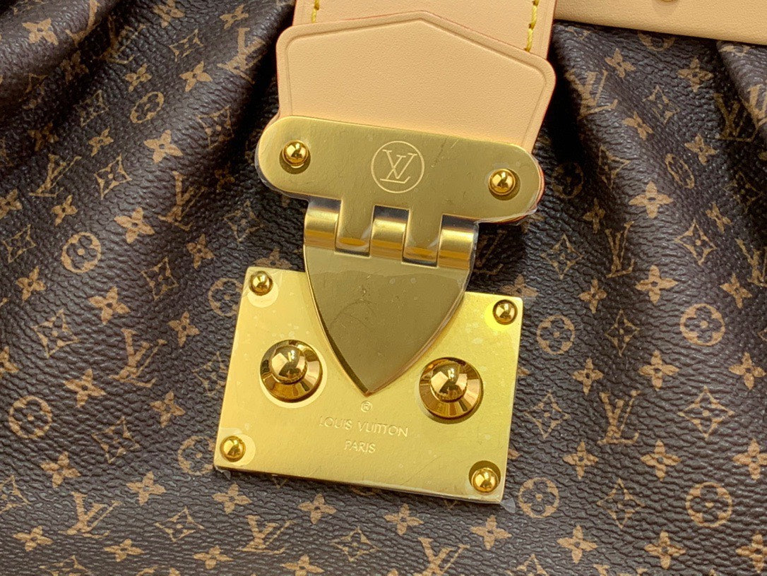 Louis Vuitton LV Clucth Tisitt Like Auth Lock Handbags 28x14cm